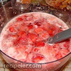 strawberry champagne punch
