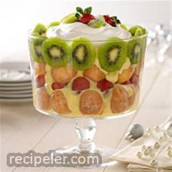 Strawberry-Kiwi Holiday Trifle