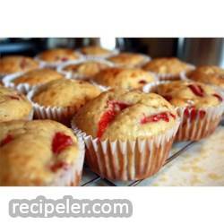 Strawberry Lemon Muffins