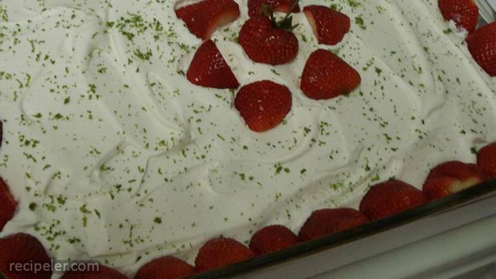 Strawberry Margarita Cake