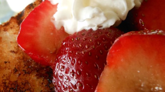 strawberry shortcake with balsamic