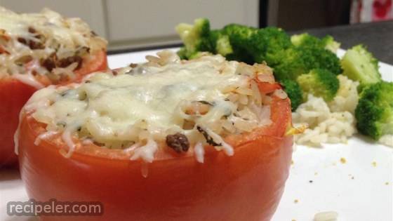 Stuffed And Baked Tomatoes