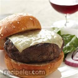 Stuffed Bison Burgers with Caramelized Figs and Shallots