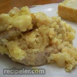 Stuffed Chicken Breasts with Cornbread Dressing