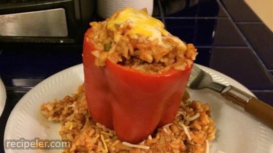 Stuffed Peppers with Creole Sauce