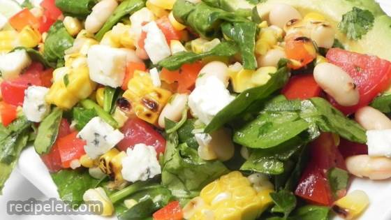Summer Salad with Grilled Corn