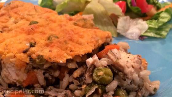 Super Veggie Chicken And Wild Rice Casserole