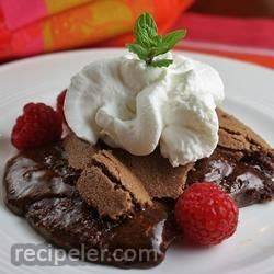 swedish sticky chocolate cake (kladdkaka)