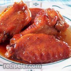 Sweet and Gooey Chicken Wings