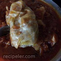 Sweet And Sour Stuffed Cabbage