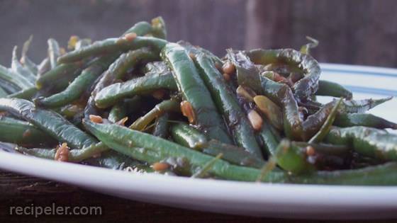 Sweet And Spicy Green Beans