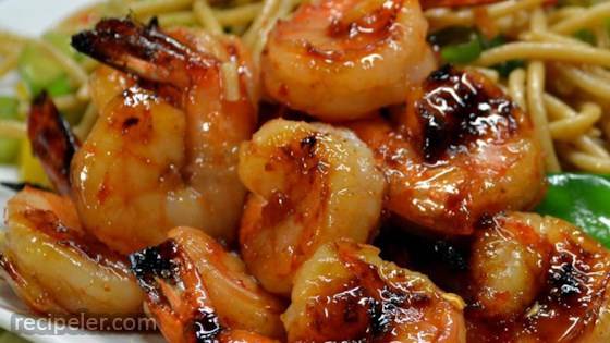 Sweet and Spicy Grilled Shrimp