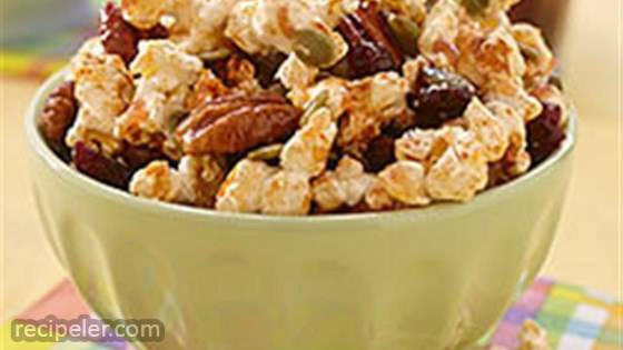 Sweet And Spicy Sriracha Popcorn Mix