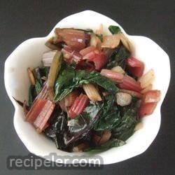Sweet and Spicy Swiss Chard