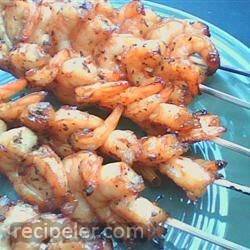 Sweet Grilled Shrimp Skewers