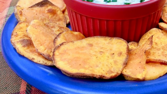 Sweet Potato Chips In The Air Fryer