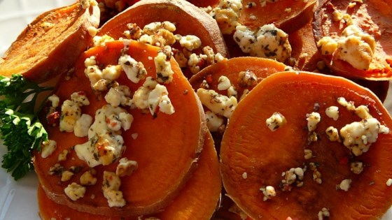 Sweet Potatoes With Feta Cheese