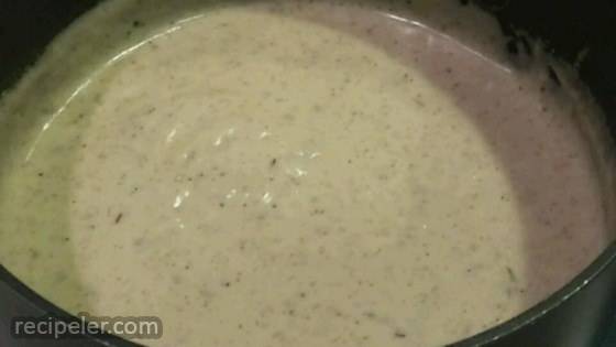 Sweet Sage Cream Sauce (without the Sage!)
