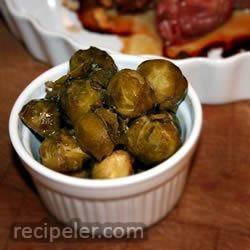 sweet & sour brussels sprouts