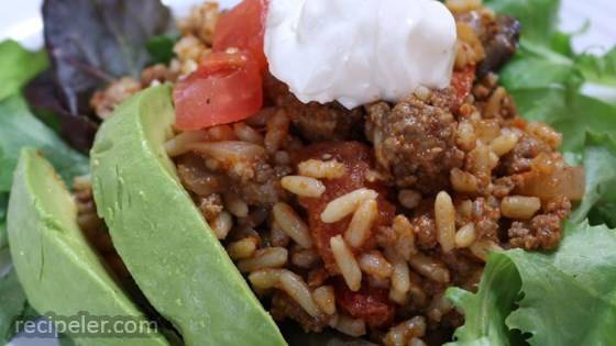 Taco Rice Bake