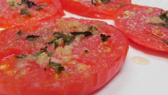 Talian Nutthouse Broiled Tomatoes