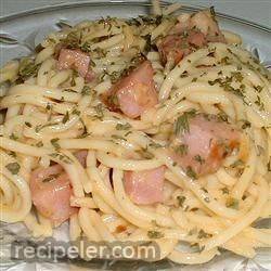 Talian Spaghetti With Ham