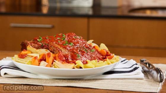 talian-Style Pot Roast with Carrots and Fennel