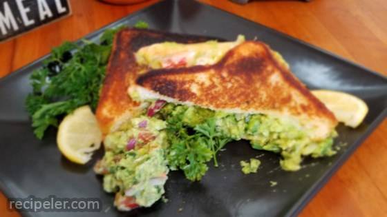 Texas Toast Guacamole Grilled Cheese Sandwich