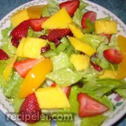 The Really Good Salad Recipe with Pieces of Fruit