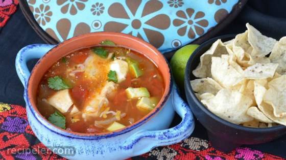 The World's Best Tortilla Soup