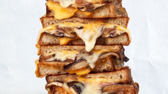 three-cheese grilled cheese