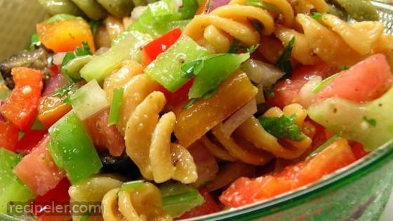 Three Pepper Pasta Salad