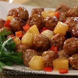 Tiffany's Sweet and Spicy Meatballs
