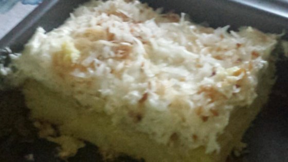 toasted coconut cream cake
