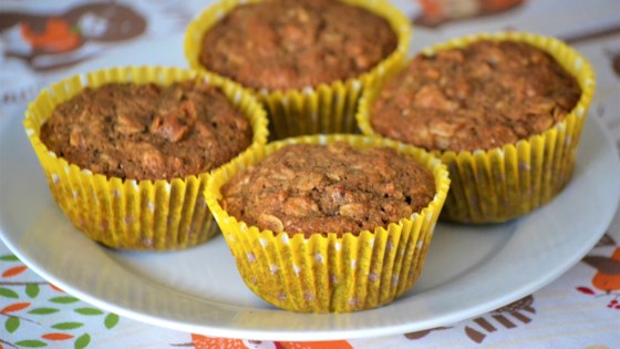 Toasted Oat Muffins With Apricots, Dates, And Walnuts