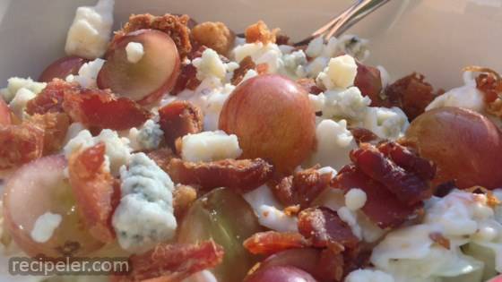 Tommy's Blue Cheese Coleslaw (with Bacon and Grapes)