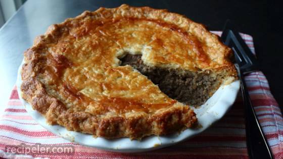 Tourtiere (french Canadian Meat Pie)