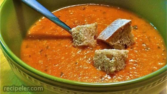 Turkish Red Lentil Soup with Mint