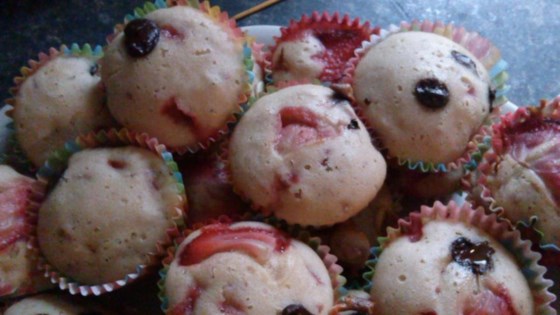 valentine's day strawberry muffins
