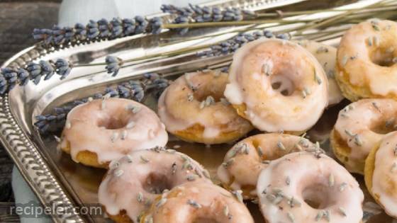 Vanilla-Lavender Mini Donuts