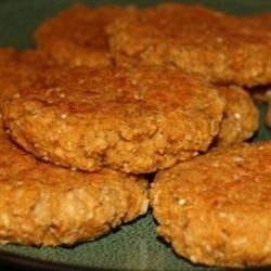 vegan baked oatmeal patties