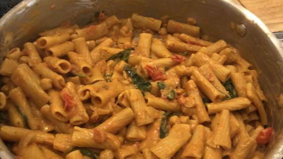 Vegan One-pot Coconut Curry With Pasta And Vegetables