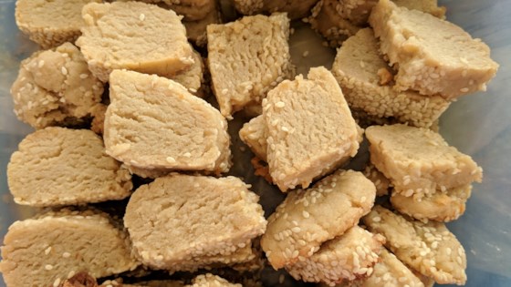 Vegan Tahini Shortbread Cookies