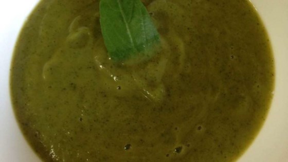 Vegan Zucchini Soup With Basil