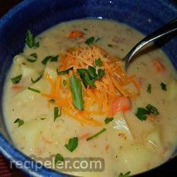 Veggie Cheddar Soup