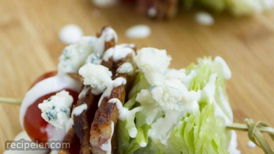 Wedge Salad on a Stick