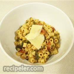 Wendy's Quick Pasta and Lentils
