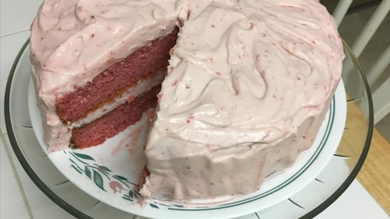 Whipped Strawberry Cream Cheese Frosting