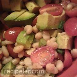 White Bean, Tomato, and Avocado Salad