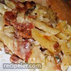 White Cheddar Macaroni with Bacon and Thyme